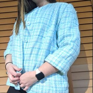 Blue Tweed Alfred Dunner Blazer